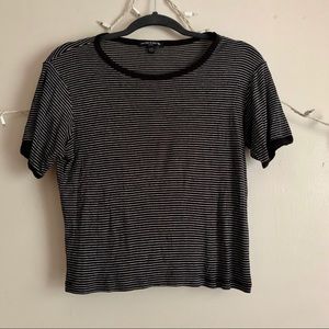 Brandy Melville Black Striped T shirt